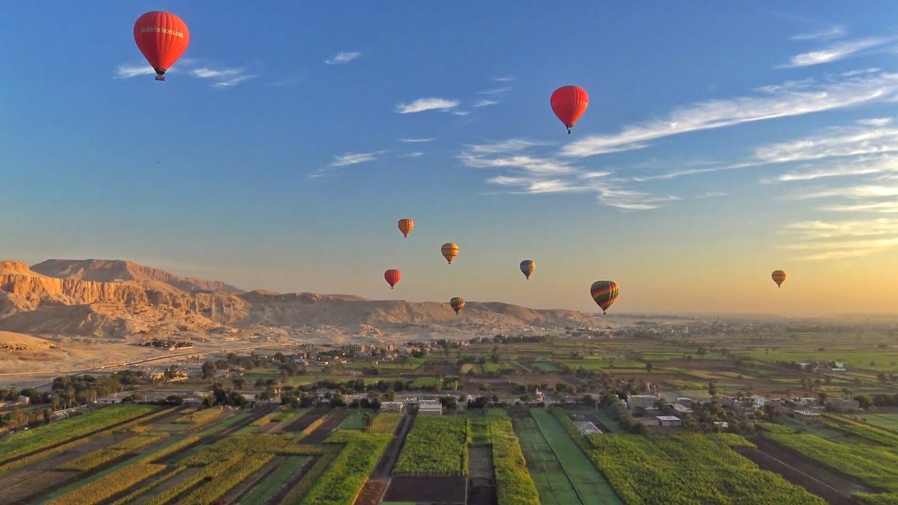 Day six > Sat. nov 9th: hot air balloon - Valley of the Kings – Hatshepsut Temple – Colossi of Memnon